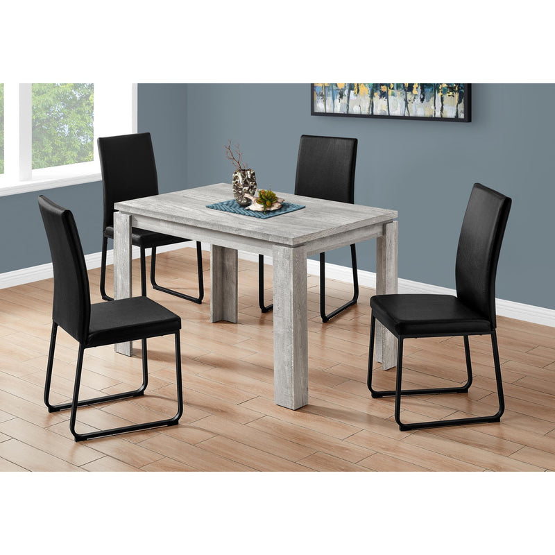 Monarch I 1164 Dining Table - Grey Reclaimed Wood-Look IMAGE 2