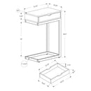 Monarch I 3236 Accent Table with Drawer - Cappuccino/Gold IMAGE 5