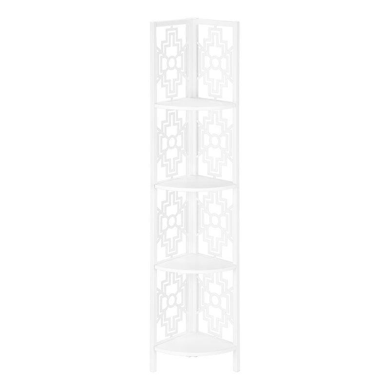Monarch I 3623 62" Bookcase - White/White IMAGE 1