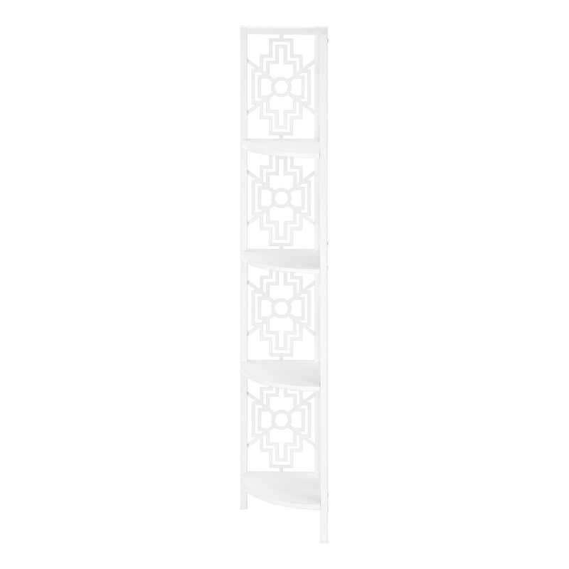 Monarch I 3623 62" Bookcase - White/White IMAGE 2