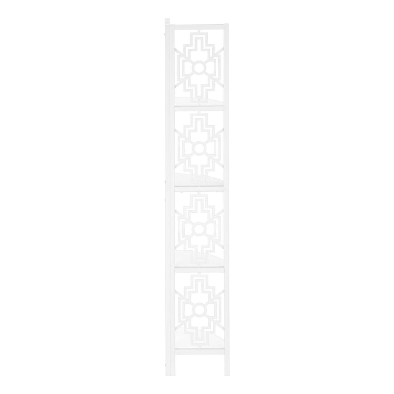 Monarch I 3623 62" Bookcase - White/White IMAGE 4
