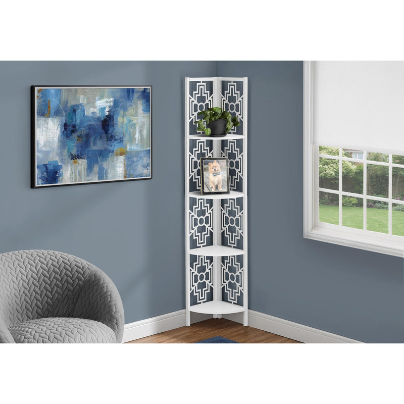 Monarch I 3623 62" Bookcase - White/White IMAGE 8
