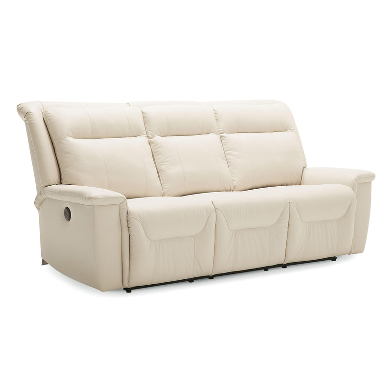 Palliser Strata Power Reclining Leather Sofa 40123-3H-TULSAII-BISQUE IMAGE 2