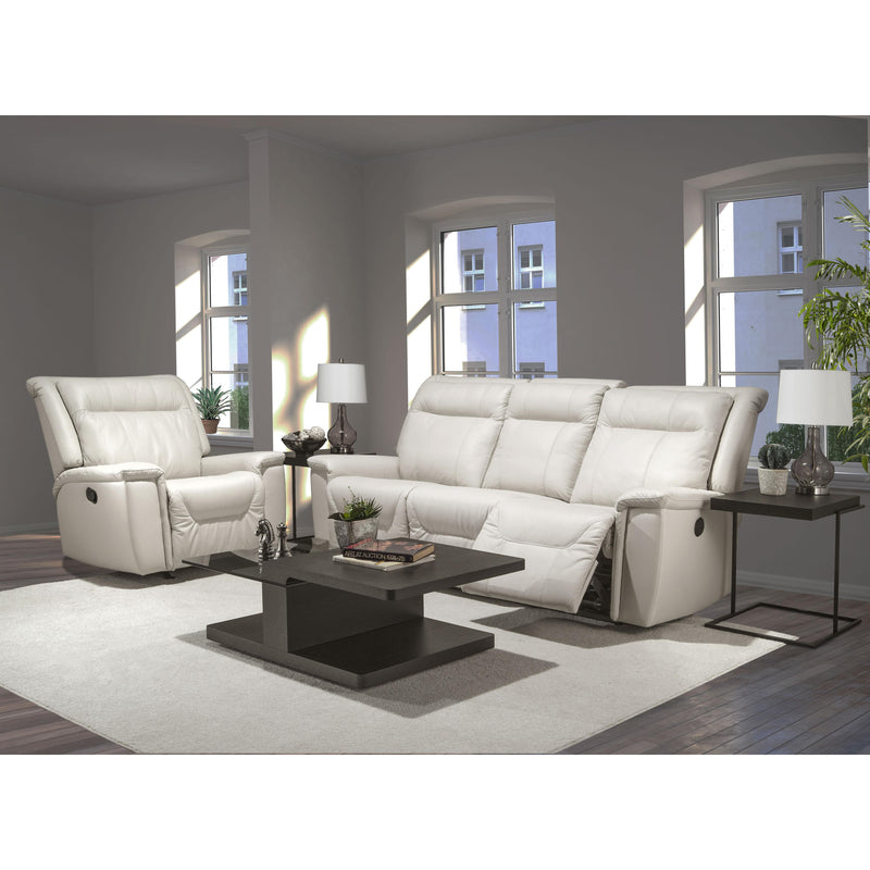 Palliser Strata Reclining Leather Sofa 40123-51-TULSAII-BISQUE IMAGE 9