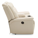 Palliser Strata Power Reclining Leather Loveseat with Console 40123-32-TULSAII-BISQUE IMAGE 6