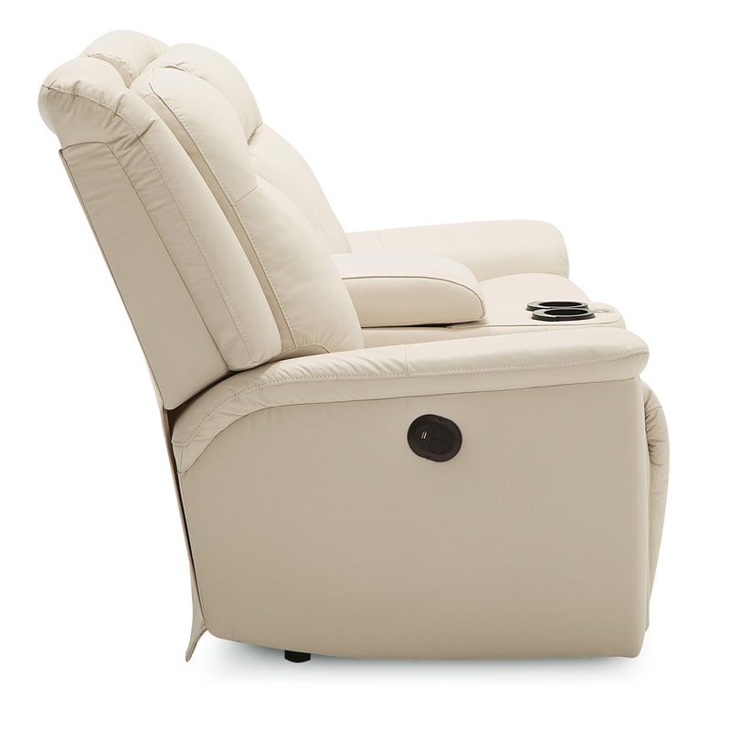 Palliser Strata Power Reclining Leather Loveseat with Console 40123-32-TULSAII-BISQUE IMAGE 6