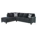Signature Design by Ashley Abinger 83905S3 2 pc Sleeper Sectional with Chaise IMAGE 1