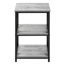 Monarch I 3596 Accent Table - Grey/Black IMAGE 4