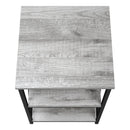 Monarch I 3596 Accent Table - Grey/Black IMAGE 5