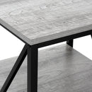 Monarch I 3596 Accent Table - Grey/Black IMAGE 6