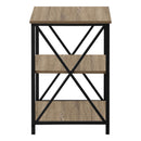 Monarch I 3597 Accent Table - Dark Taupe/Black IMAGE 3
