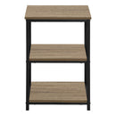 Monarch I 3597 Accent Table - Dark Taupe/Black IMAGE 4