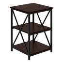 Monarch I 3598 Accent Table - Espresso/Black IMAGE 1