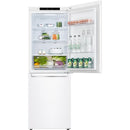  LG 24-inch, 10.8 cu.ft. Counter-Depth Bottom Freezer Refrigerator with Multi-Air Flow™ LRDNC1004W IMAGE 5