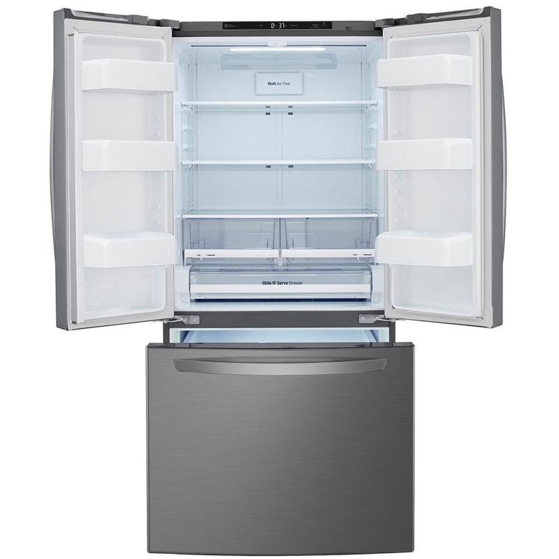 LG 33-inch 25 cu. ft. French 3-Door Refrigerator LRFNS2503V IMAGE 2