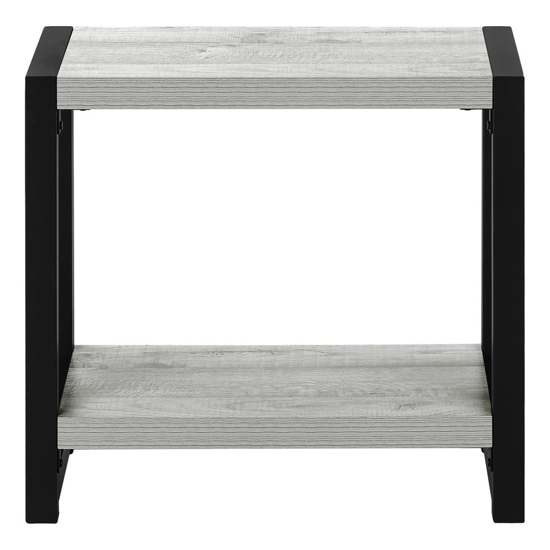 Monarch I 2082 Accent Table - Grey/Black IMAGE 2