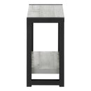 Monarch I 2082 Accent Table - Grey/Black IMAGE 3