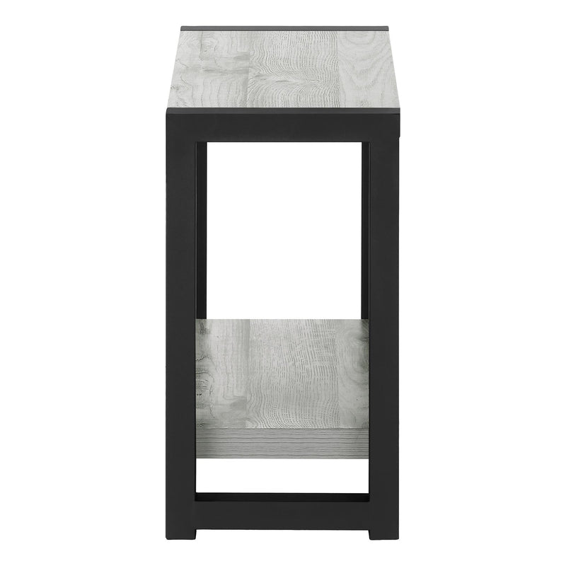 Monarch I 2082 Accent Table - Grey/Black IMAGE 3