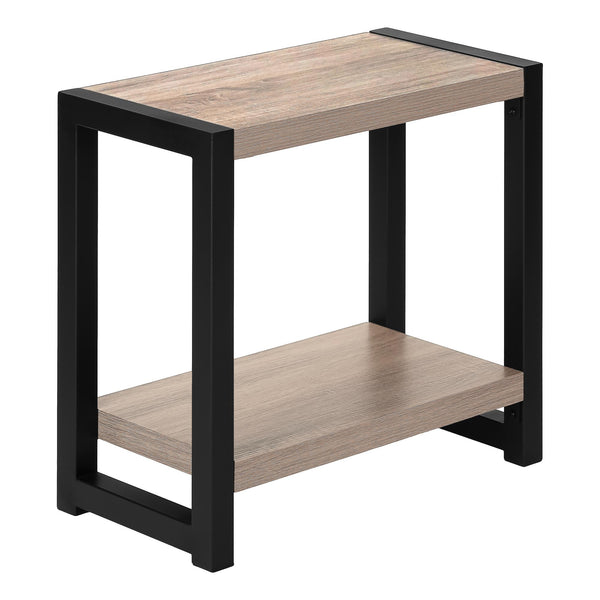 Monarch I 2083 Accent Table - Dark Taupe/Black IMAGE 1