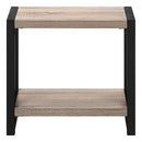 Monarch I 2083 Accent Table - Dark Taupe/Black IMAGE 4