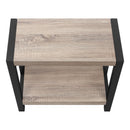 Monarch I 2083 Accent Table - Dark Taupe/Black IMAGE 5