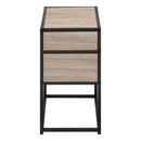 Monarch I 3507 Accent Table - Dark Taupe/Black IMAGE 3