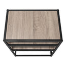Monarch I 3507 Accent Table - Dark Taupe/Black IMAGE 5