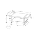 Monarch I 2850 Coffee Table - Brown Reclaimed Wood-Look/Black Metal IMAGE 10