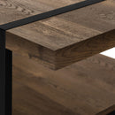 Monarch I 2850 Coffee Table - Brown Reclaimed Wood-Look/Black Metal IMAGE 6