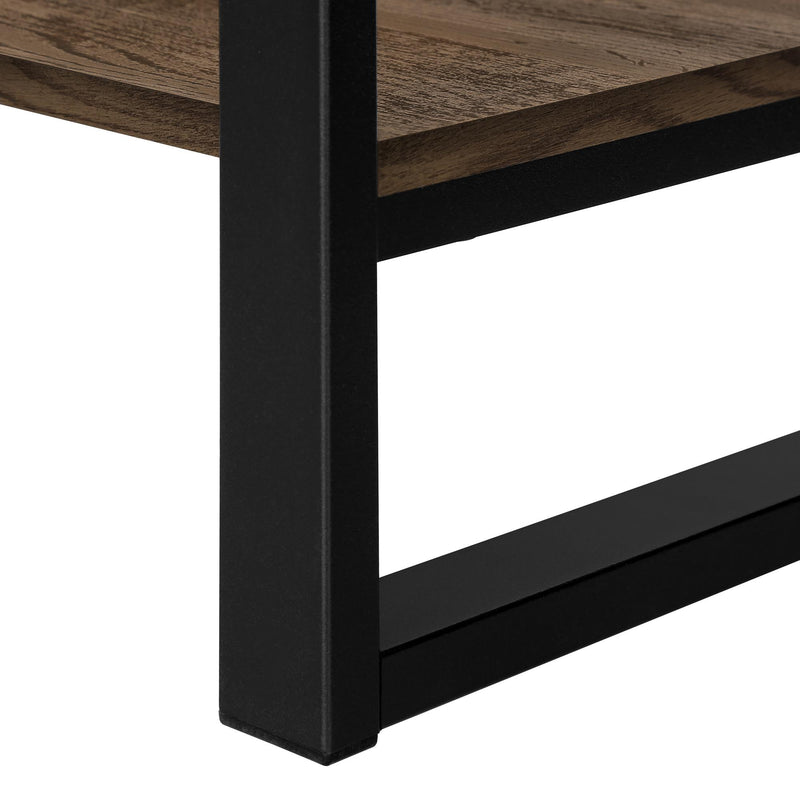 Monarch I 2850 Coffee Table - Brown Reclaimed Wood-Look/Black Metal IMAGE 7