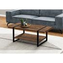 Monarch I 2850 Coffee Table - Brown Reclaimed Wood-Look/Black Metal IMAGE 8