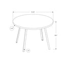 Monarch I 1153 Dining Table - Black/Black IMAGE 9