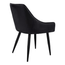 Monarch I 1187 Dining Chair - Black/Black IMAGE 3