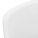 Monarch I 1190 Dining Chair - White/Chrome IMAGE 6