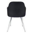 Monarch I 1191 Dining Chair - Black/Chrome IMAGE 5