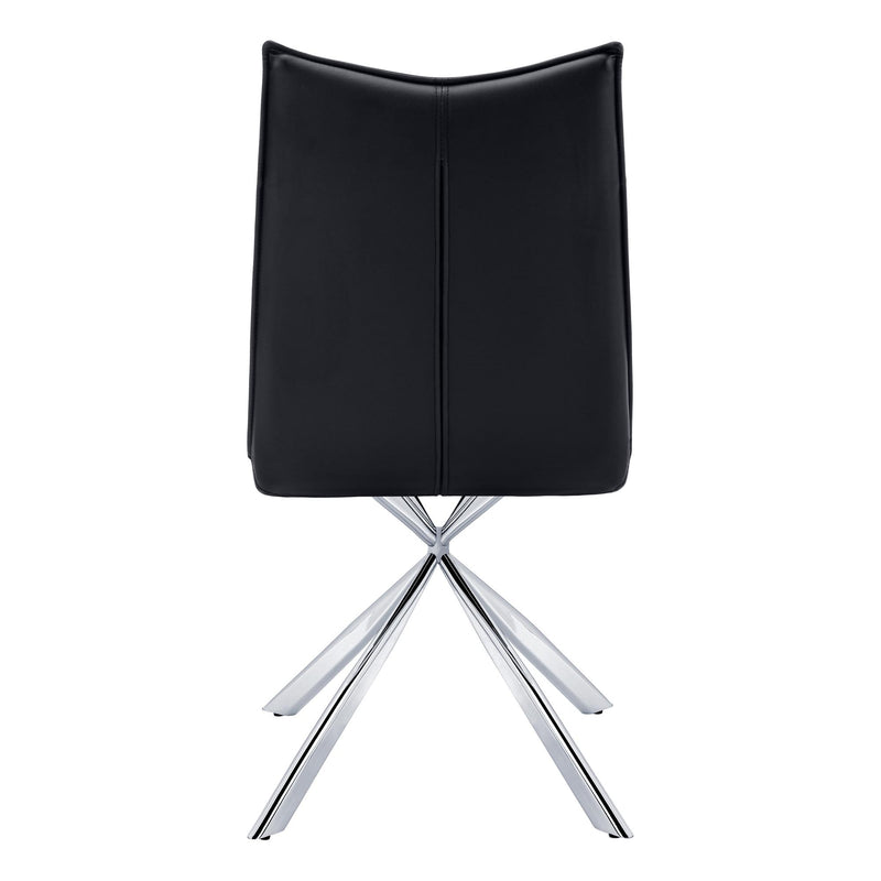 Monarch I 1213 Dining Chair - Black/Chrome IMAGE 5