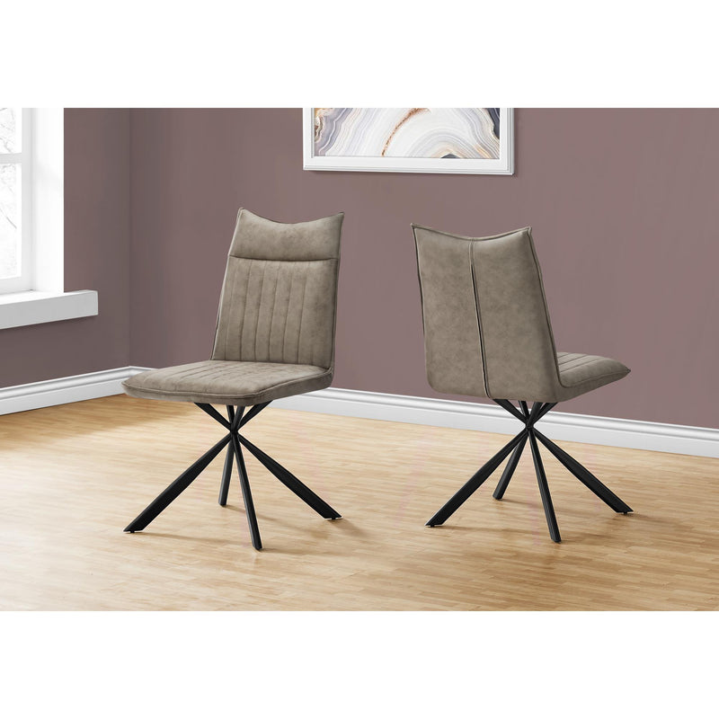 Monarch I 1216 Dining Chair - Taupe/Black IMAGE 9