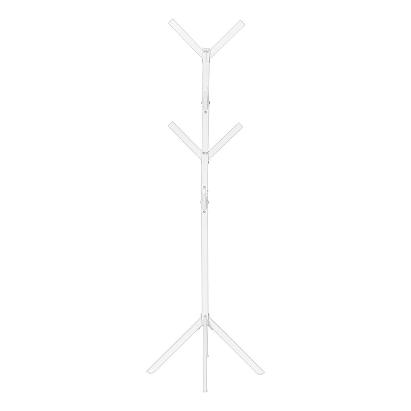 Monarch I 2059 Coat Rack - White IMAGE 2