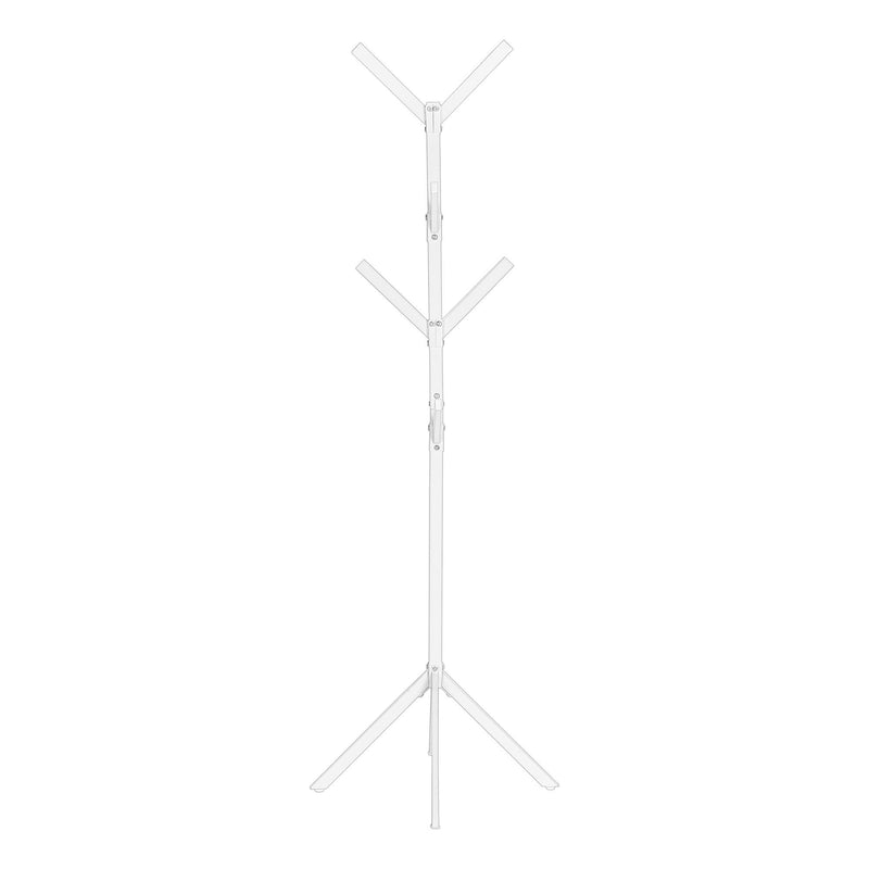 Monarch I 2059 Coat Rack - White IMAGE 4