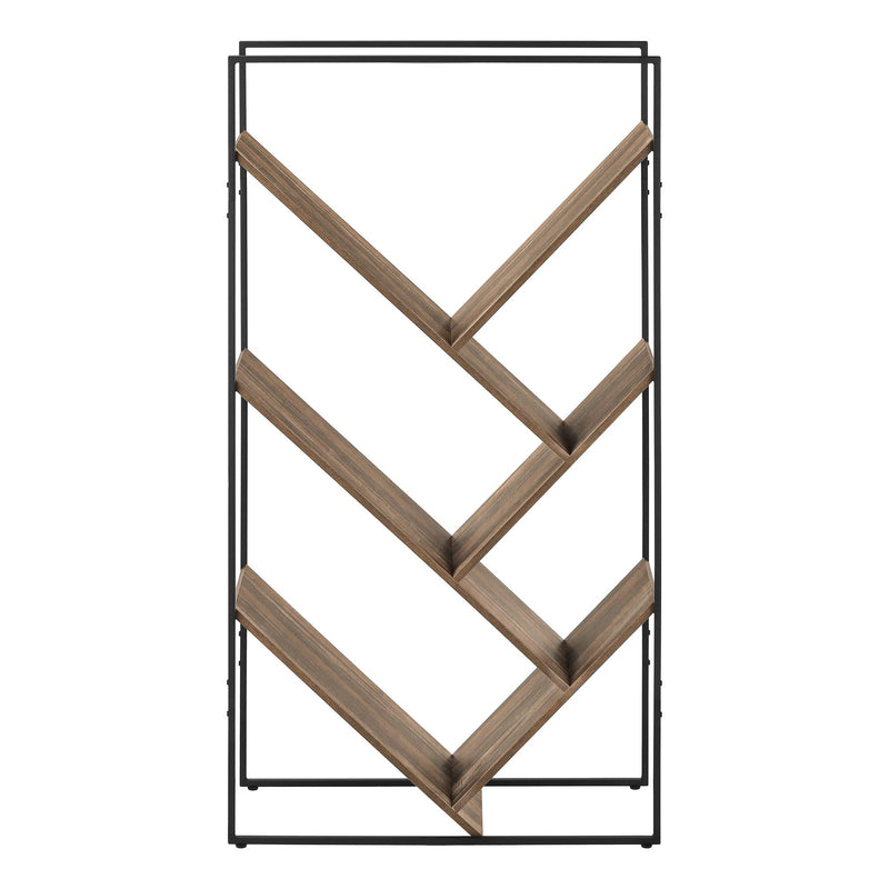 Monarch I 2202 Etagere - Brown Reclaimed/Black IMAGE 2