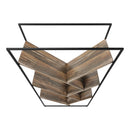 Monarch I 2202 Etagere - Brown Reclaimed/Black IMAGE 5