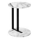 Monarch I 2210 Accent Table - White/Black IMAGE 1