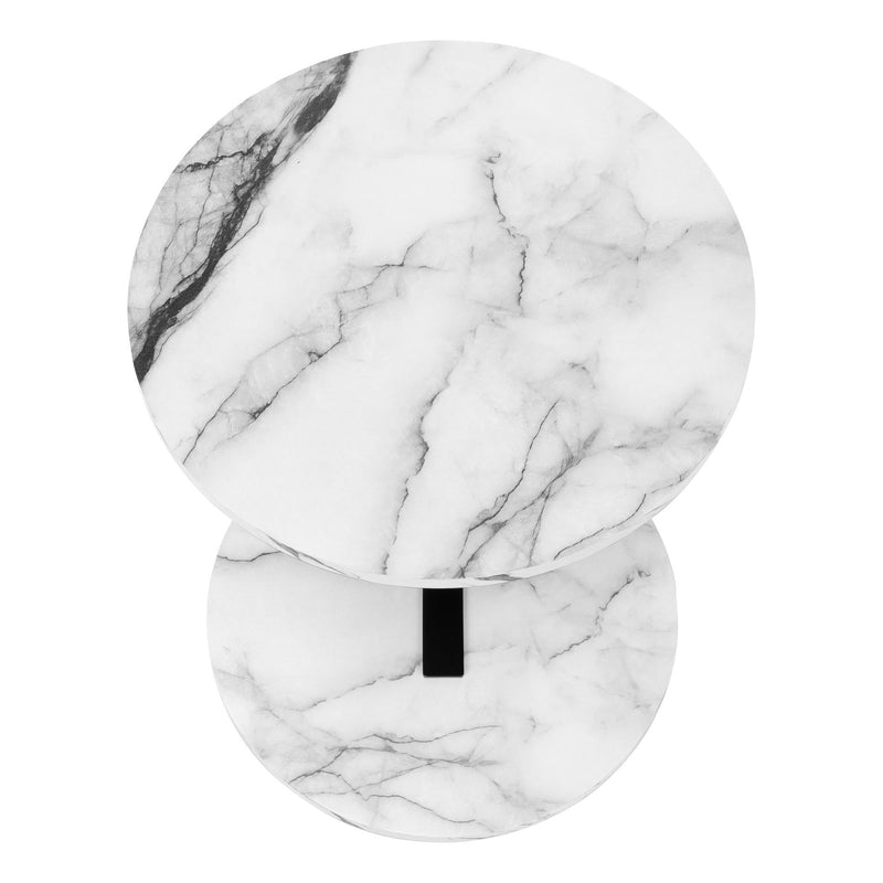 Monarch I 2210 Accent Table - White/Black IMAGE 5