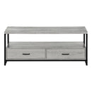 Monarch I 2871 48" TV Stand - Grey/Black IMAGE 2