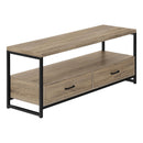 Monarch I 2872 48" TV Stand - Dark Taupe/Black IMAGE 1