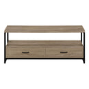Monarch I 2872 48" TV Stand - Dark Taupe/Black IMAGE 2