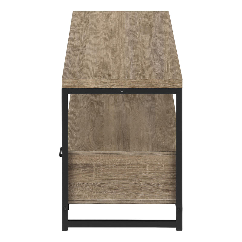Monarch I 2872 48" TV Stand - Dark Taupe/Black IMAGE 3