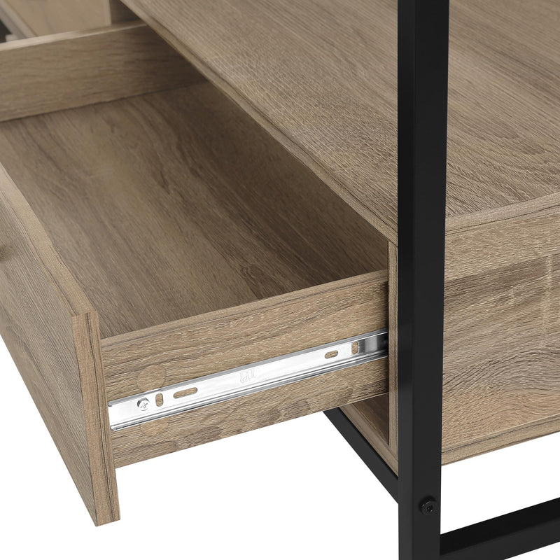 Monarch I 2872 48" TV Stand - Dark Taupe/Black IMAGE 6