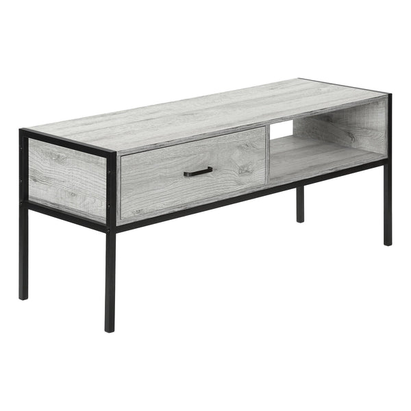 Monarch I 2875 48" TV Stand - Grey/Black IMAGE 1