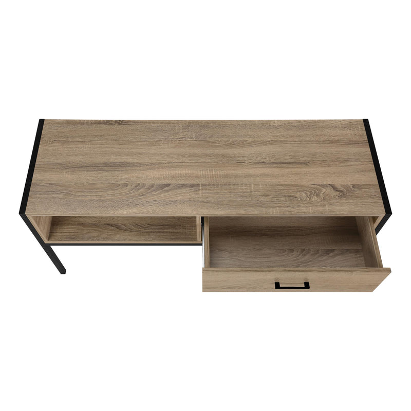 Monarch I 2876 48" TV Stand - Dark Taupe/Black IMAGE 5